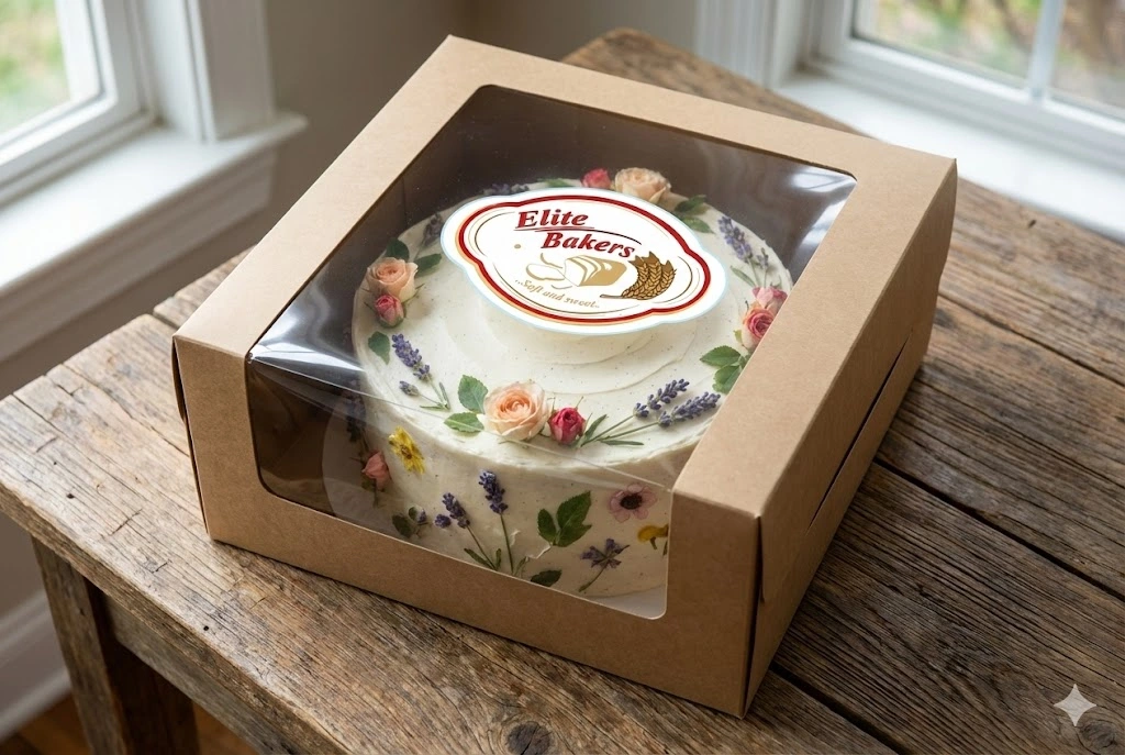 Vanilla Bean Garden Cake - Pressed florals, Madagascan vanilla, satin Swiss meringue. | Elite Bakers Mbarara